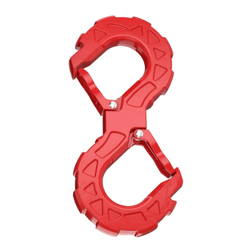 

S-type tow hook S-type shackle anti-loose buckle Forging integrated molding Multifunctional high-strength S-type winch hook