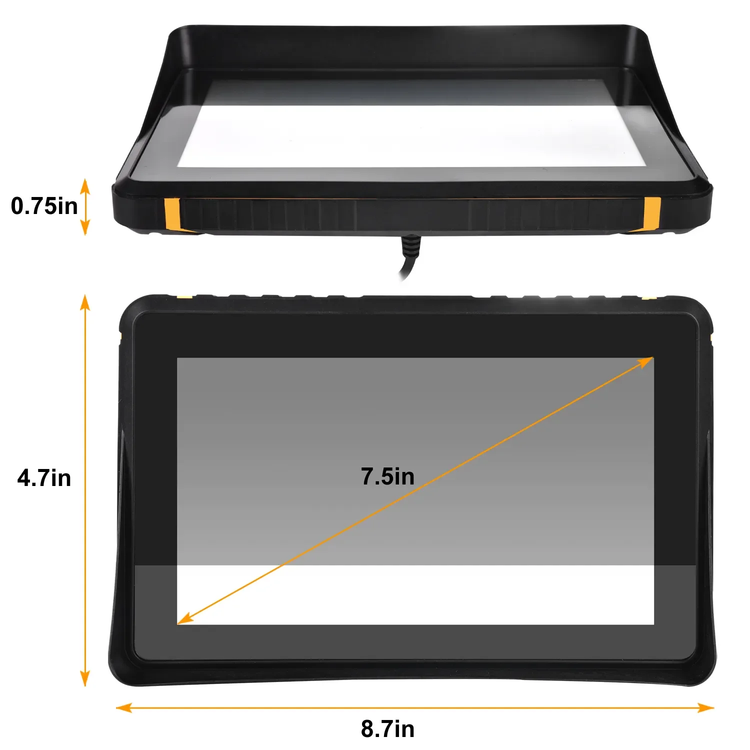 Motorcycle Navigator Radio Portable 7 Inch Motorcycle Carplay Android Auto Wireless Motor Carplay Motorbike Gps Navigation