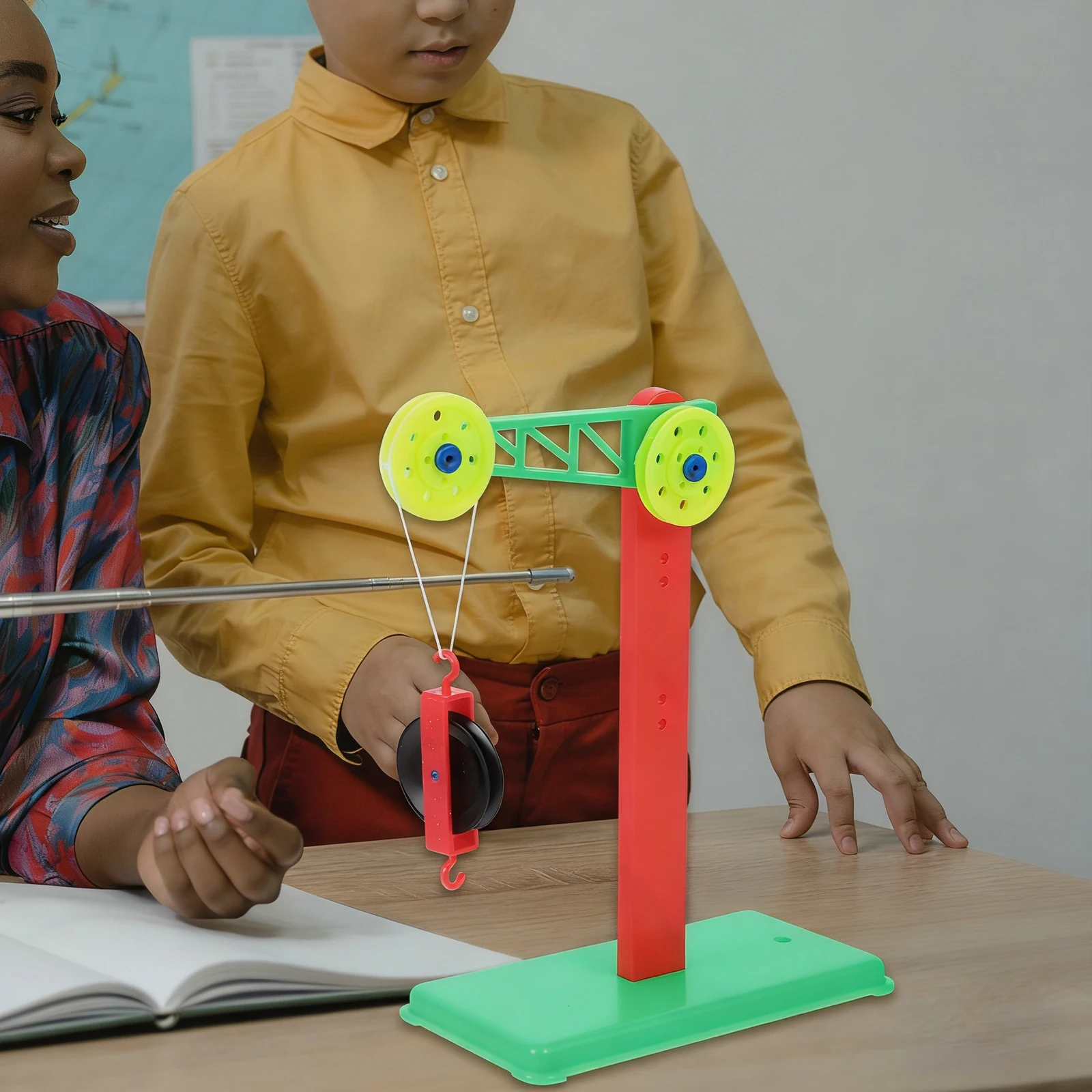 

1 комплект, набор пластиковых блоков для шкивов, аксессуары для физических экспериментов, фиксированный подвижный шкив, обучающие инструменты, школьные принадлежности