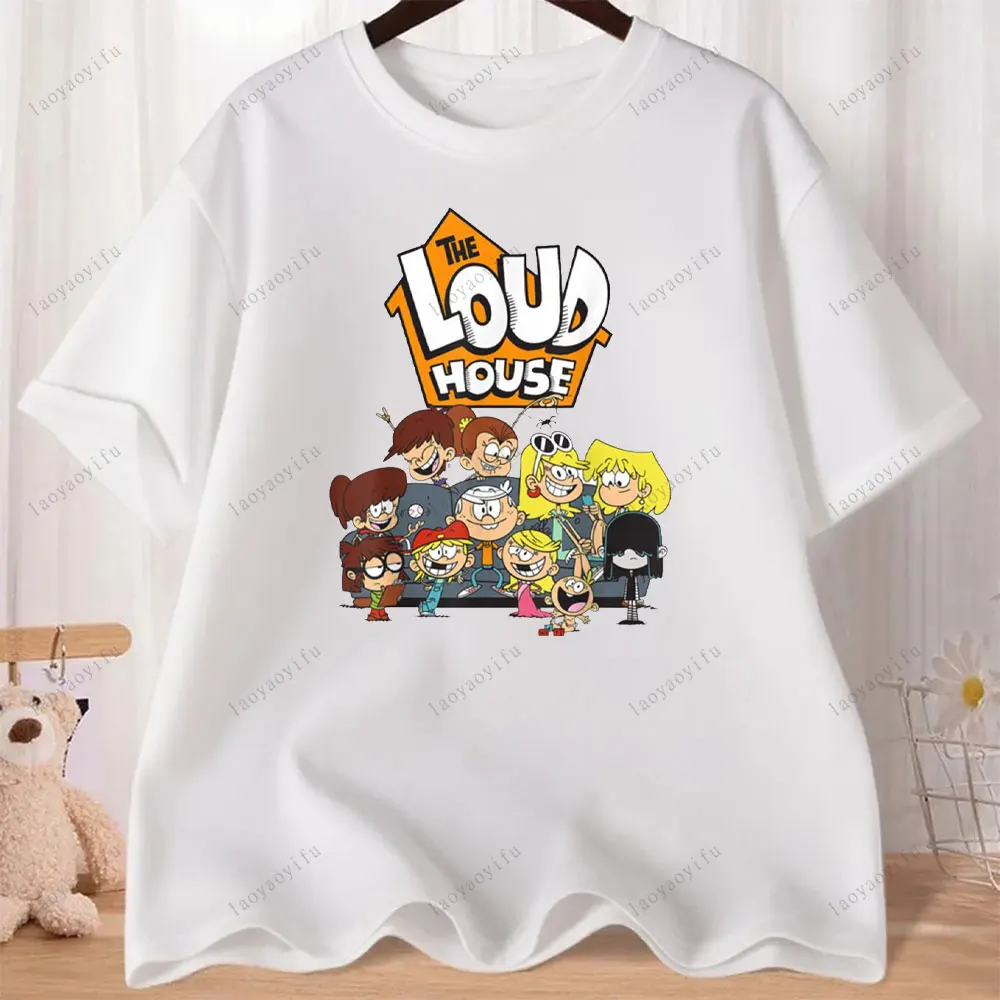 

The Loud House T Shirt The Loud House Cartoons Men T Shirt Summer T Shirt for Fitness Training Jogging Outdoor Activities