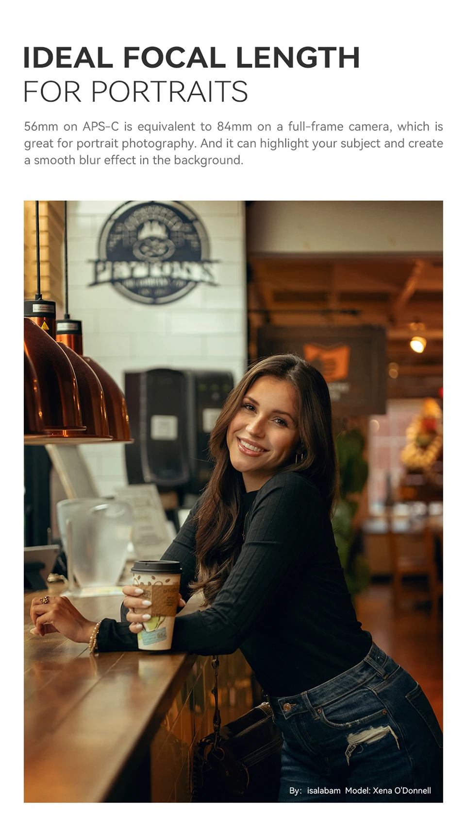 TTArtisan AF 56mm F1.8 Große Blendenöffnung Kameraobjektiv für Porträtfotografie mit Sony E Fujifilm XF Nikon Z Anschluss ZV-E10 A7R III – Detail 14