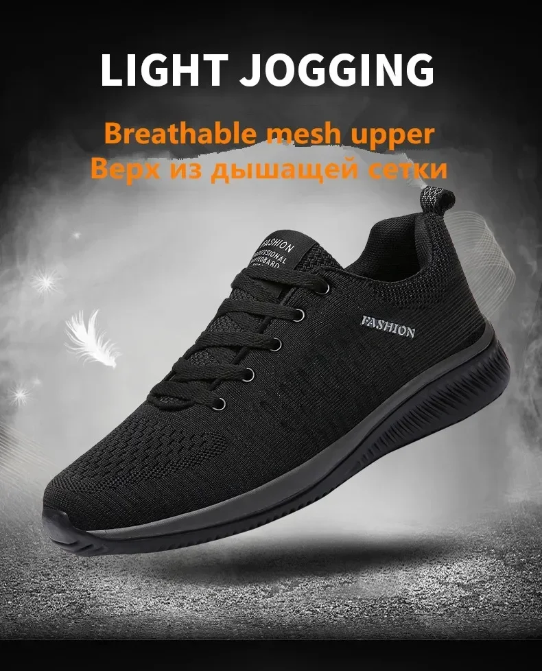 Nieuwe Mesh Heren Casual Schoenen Lac-Up Herenschoenen Lichtgewicht Comfortabele Ademende Wandelsneakers Tenis Feminino Zapatos