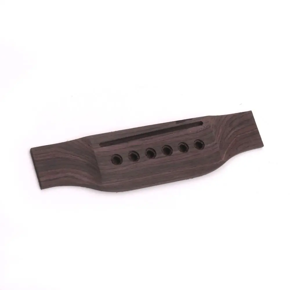 Guitar Parts Rosewood Bridge for Acoustic Guitar Accessories Wooden Guitar Bridge for Acoustic Guitar Reddish Brown Rosewood