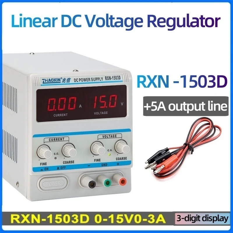 Mini Laboratory Power Supply Adjustable Digital For Phone Repair 15V 2A 3A Voltage Regulator Switching DC Linear Power Supply