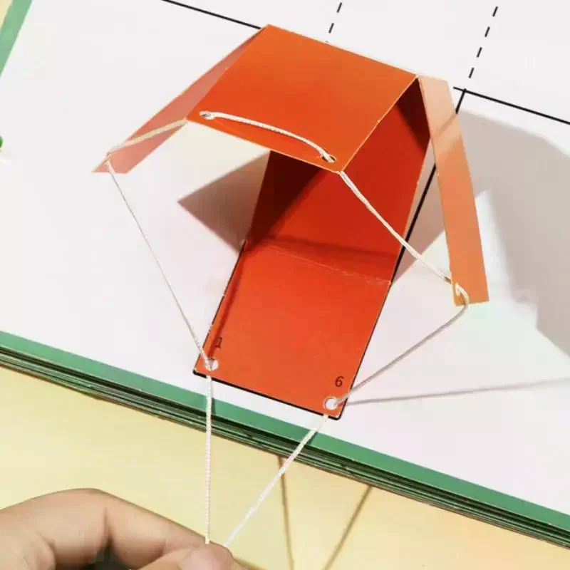 1 Set Spatial Thinking Training DIY Math Learning Book 3D Geometry Quiet Book For Kids Montessori Educational Tracing Workbook