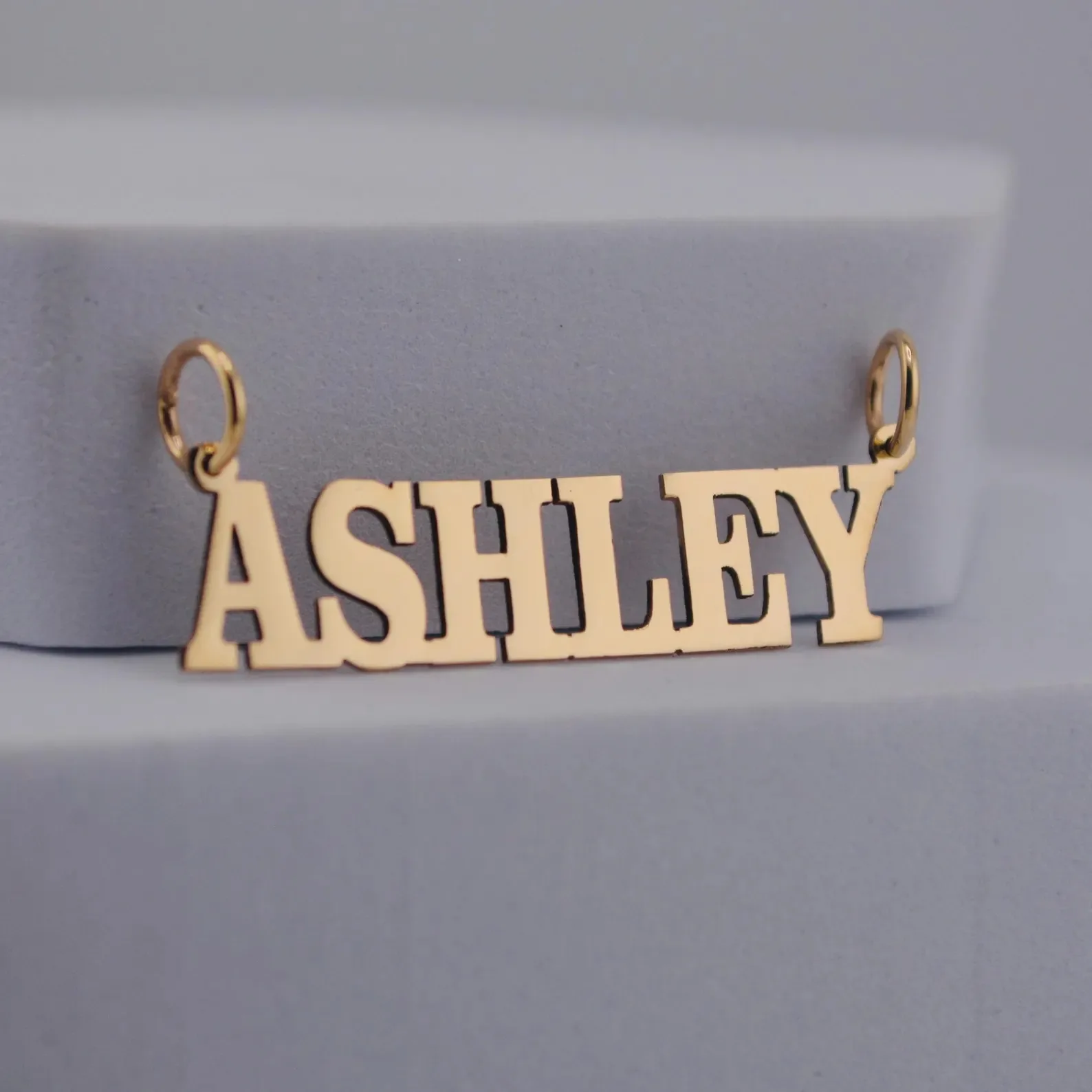 Make 3-5 Days Custom 18K Gold Plated Script Nameplate Pendant Personalized Handmade Name Pendant Charm Luxury Jewelry Christmas