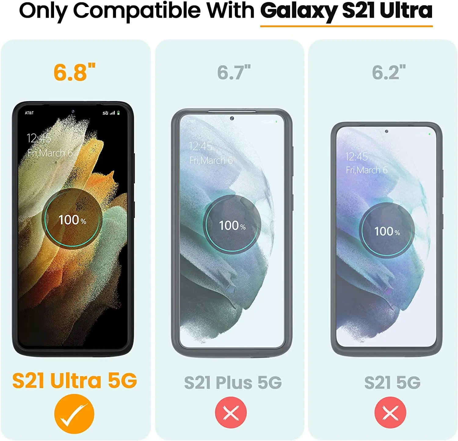 حافظة بطارية لهاتف جالاكسي S21 الترا شحن لاسلكي قوة البنك غطاء هاتف 4800 مللي أمبير في الساعة شاحن محمول بطارية