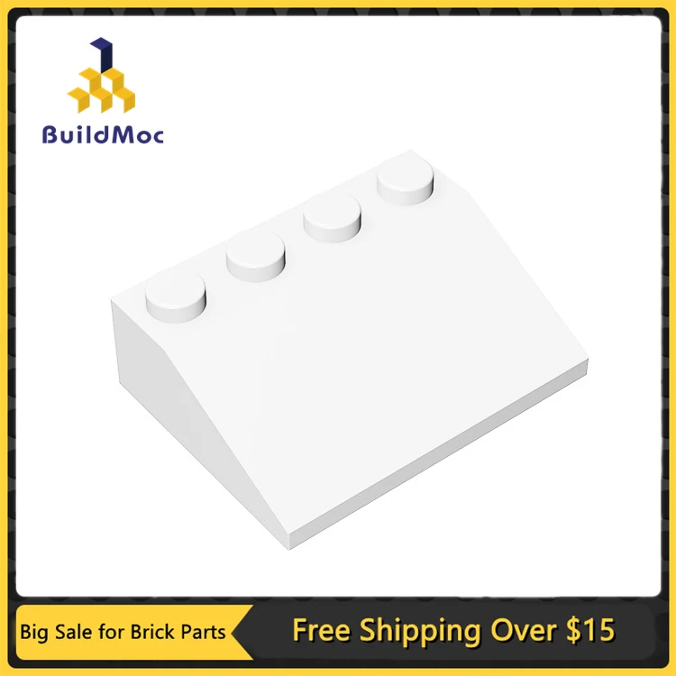 

10Pcs MOC Parts 3297 Slope 33° 3 x 4 Compatible Bricks DIY Assmble Building Blocks Particle Kid Puzzle Brain Toy Birthday Gift