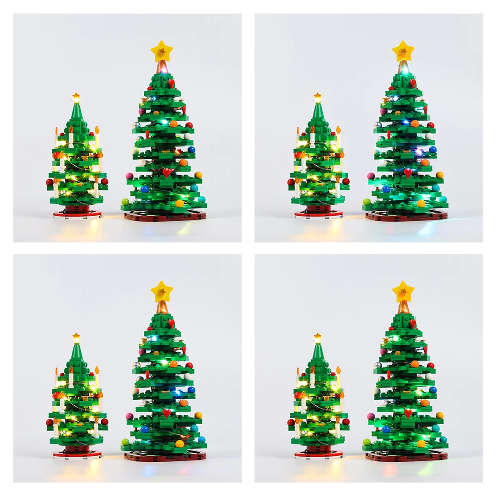 EASYLITE-Kit de luz LED para árbol de Navidad, ladrillo 40573, juego de bloques de construcción, juguetes para bricolaje, sin modelo