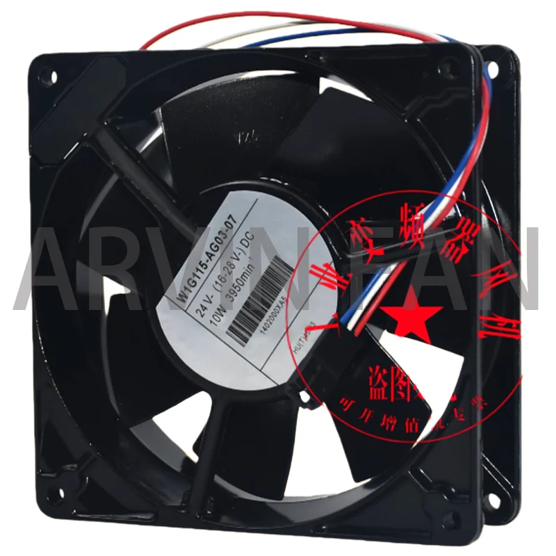 

W1G115-AG03-07 12738 DC24V 10W Цельнометаллический высокотемпературный вентилятор