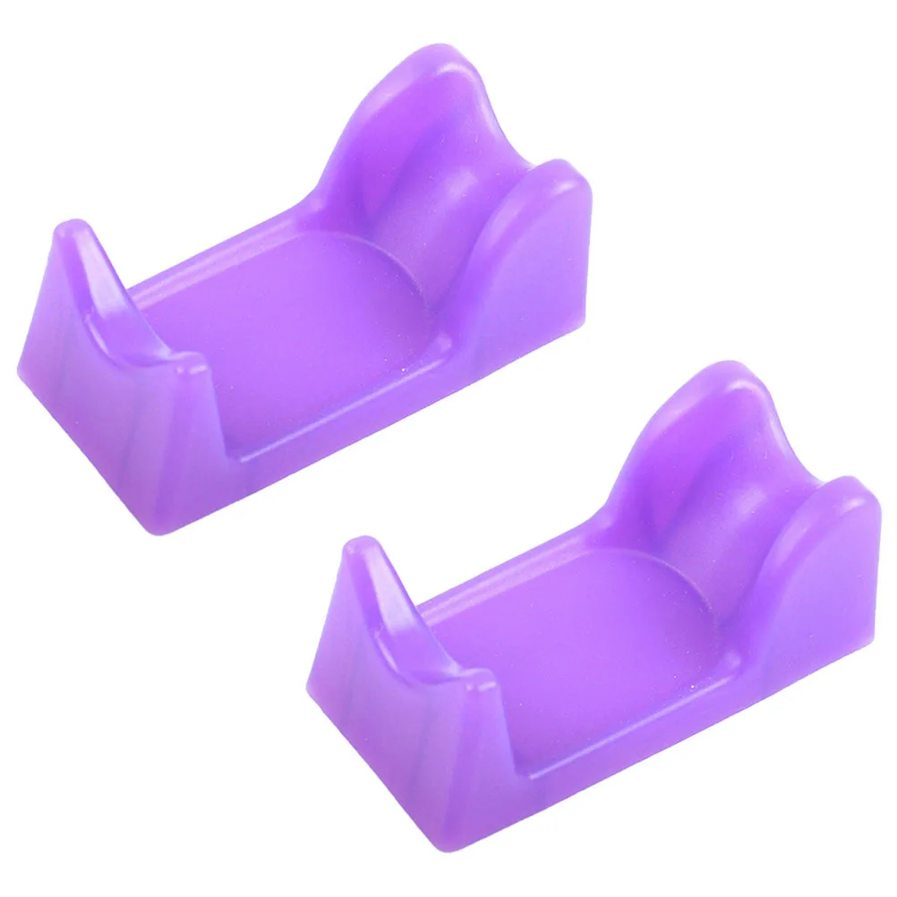 

2Pcs Handle Holder for Electric Nail Polisher Odorless Plastic Desktop Storage Rack Nail Art Supply Portable Grinding Handle