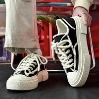 Fashion Women Casual Sneakers 2026 Summer Lightweight Casual Skate Women Shoes Big Size 42 Canvas Vulcanized Chaussures Femme - Image 4