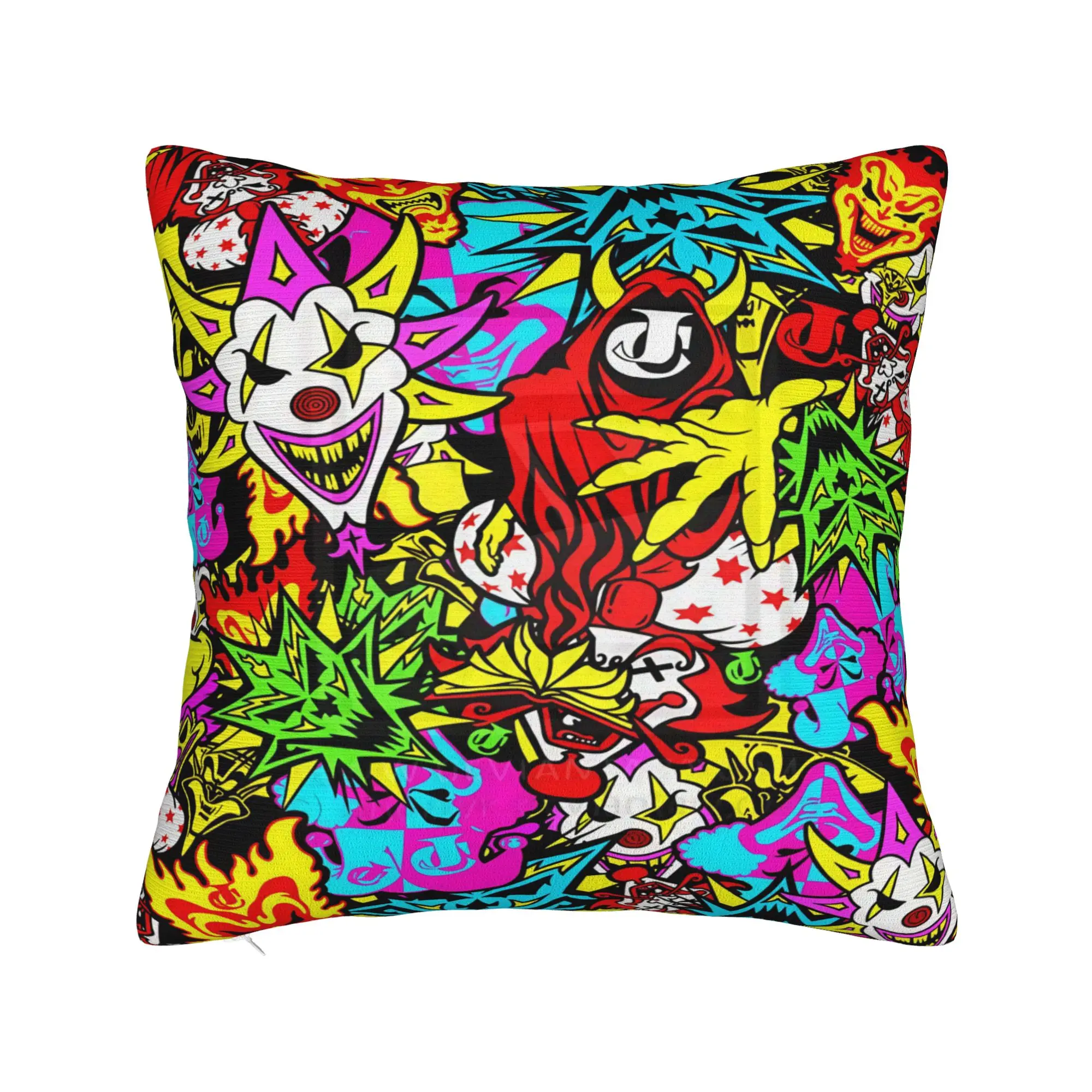 Killer Klowns From Outer Space Wax Pillow Case  Morden Pillow Cover Soft Pillowcases For Living Room Bed Chair