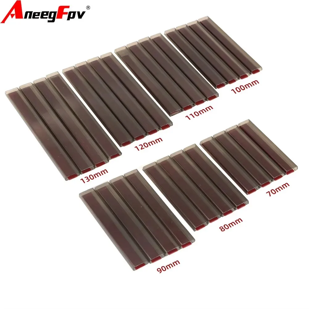 4Pcs 14mm Width RC Brushless Motor Wire Protection Tube Wire Cover Shield 70/90/100/130mm Cable Sleeve For FPV Racing Drone RC M