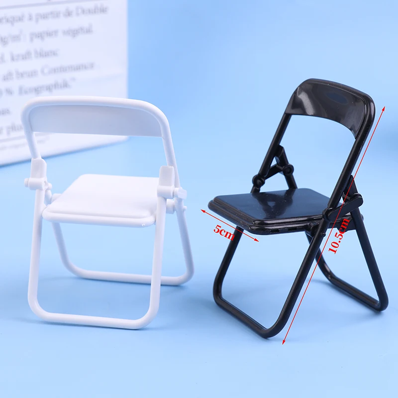 Mini Chair 1:12 Dollhouse Miniature Chair Folding Chair Armchair House Decor Toy