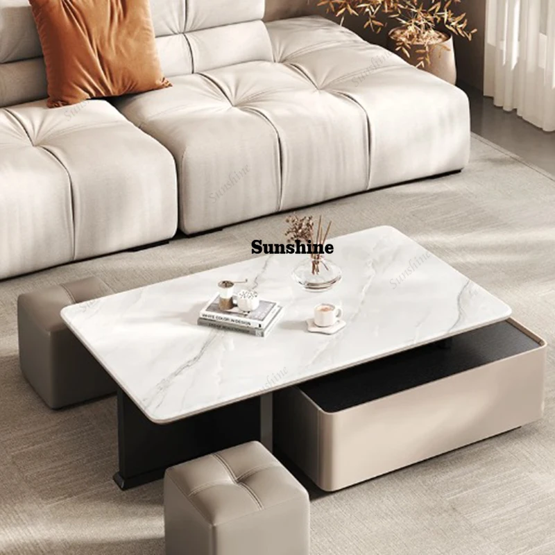 Simple Decoration Coffee Table Classic Neutral Luxury Modern Coffee Table Living Room Save Space Meubles Lounge Suite Furniture