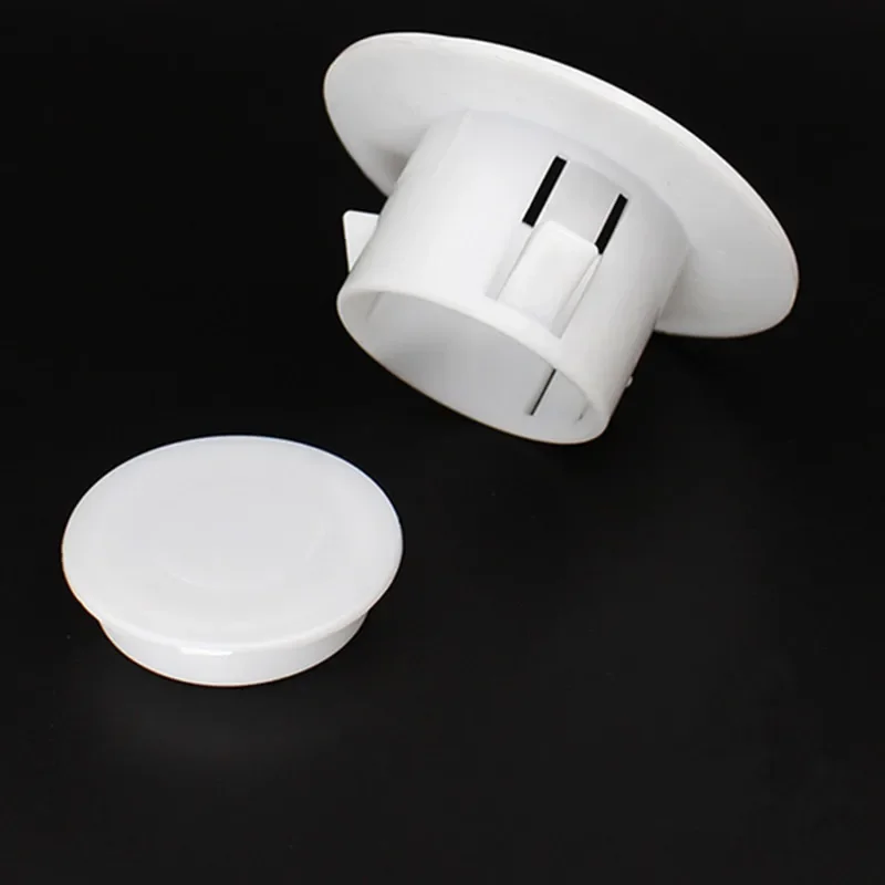 

Plastic vent cover Reserved hole plugging Panel concealer round Air-conditioning pipe Dust plug Decor cap for Home office Hotel