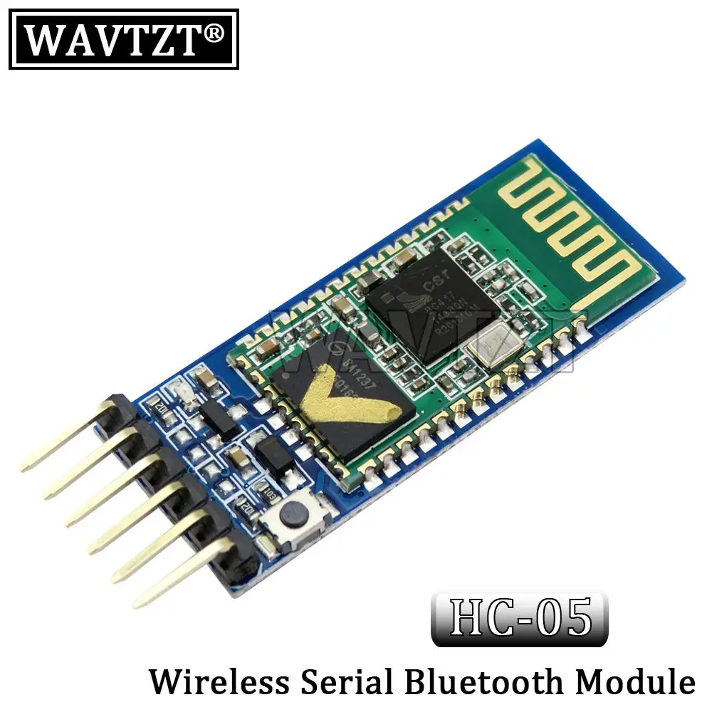 WAVTZT HC-05 HC05 Bluetooth Transceiver Module 2.4G RF Wireless Industrial Bluetooth module RS232 / TTL to UART converter 6PIN