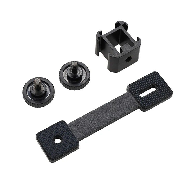 Three-headed Hot Boot Bracket 3 in 1 Triple Hot Shoe Mount Adapter Extension Bracket Holder Microphone Stand