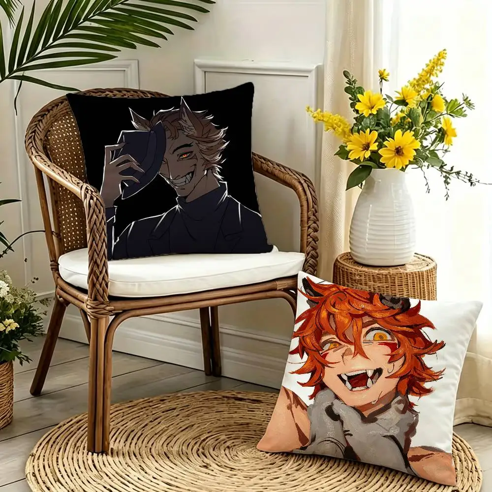 

Chibi R-Ren Hana Double-sided print Pillow Case for Sofa Living Room Home office Decor Protective Cover