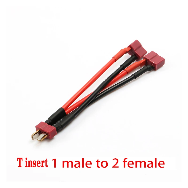 XT60 XT90 Mannelijke/Vrouwelijke Kabel Parallelle Batterijconnector 3-weg 14AWG Siliconen Draad Dubbele Verlengkabel Y-splitter voor Lader Motor