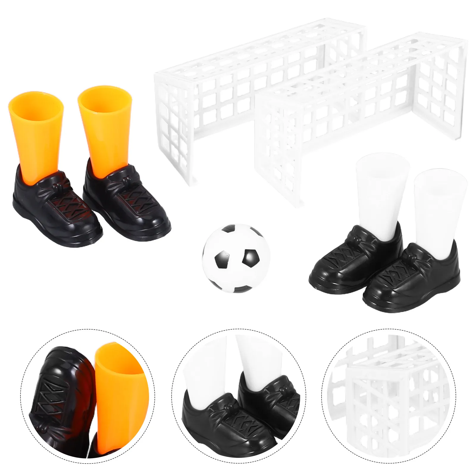 

1 Set Finger Soccer Desktop Football Game Small Interactive Plaything for Kids Dexterity Hand Strength Creativity