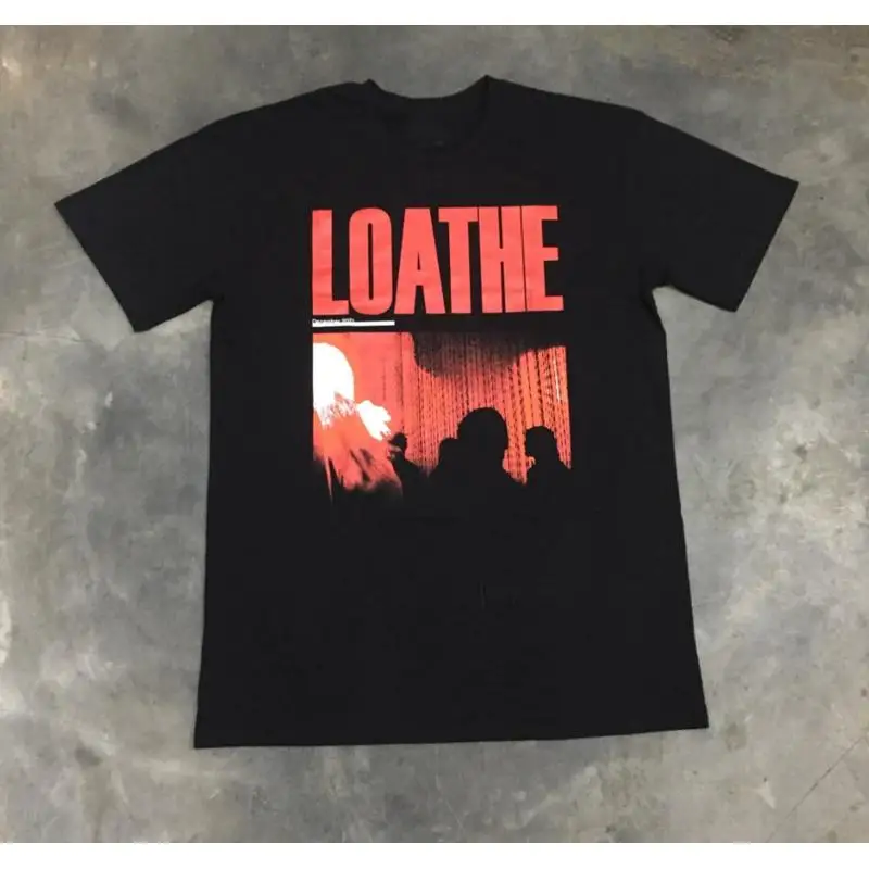 Vtg Loathe Band Concert Tour Heavy Cotton Black Full Size T Shirt