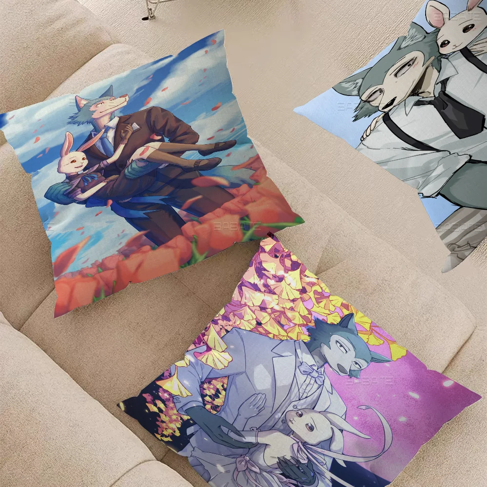

Japanese Anime Beastars Pillow Cover Sofa Cushion Cover Home Room Decoration Children Gift