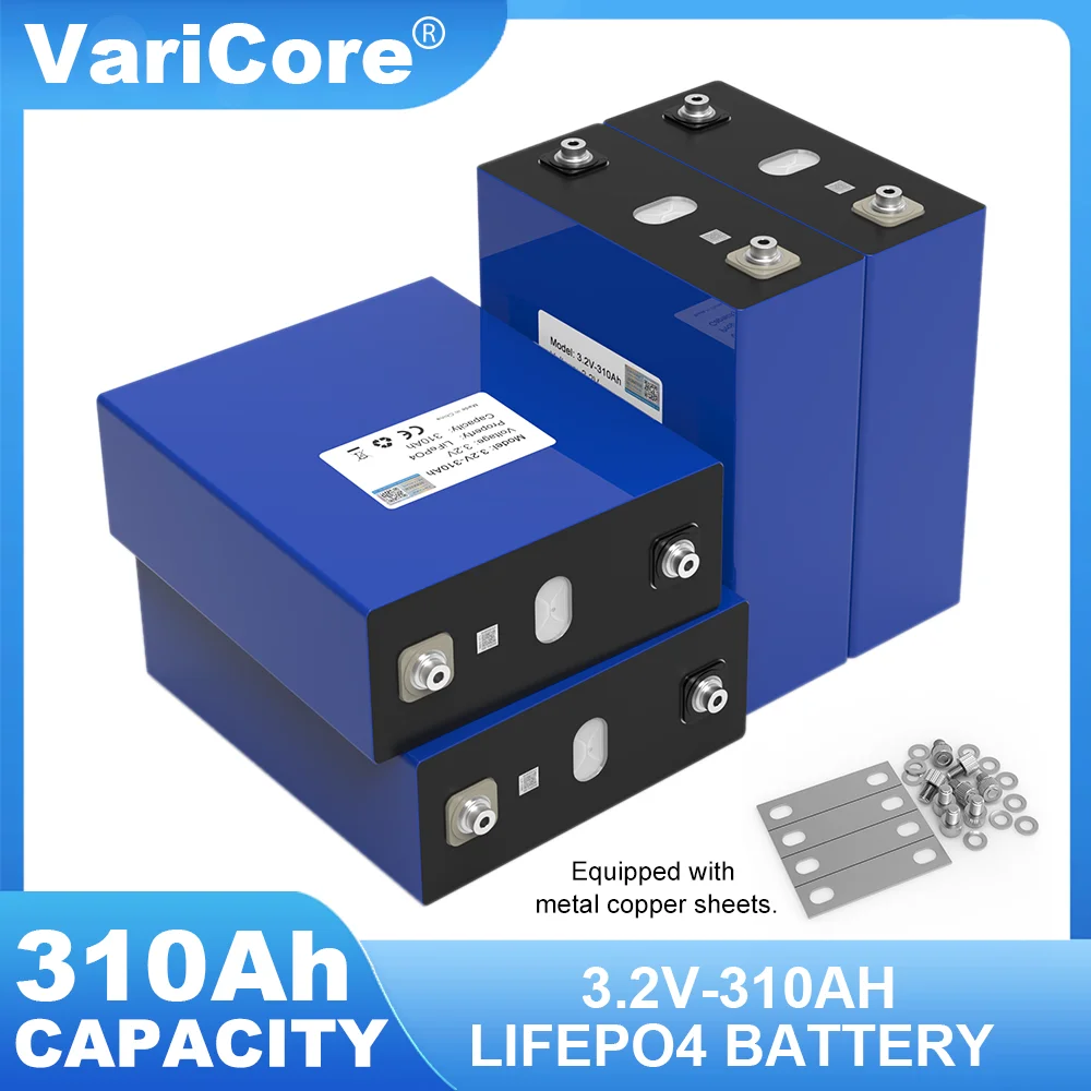 3.2V 310Ah Lifepo4 Rechargeable Battery Lithium Iron Phosphate for Golf cart Travel Solar RV Cell 4S 12v Grade A Tax Free