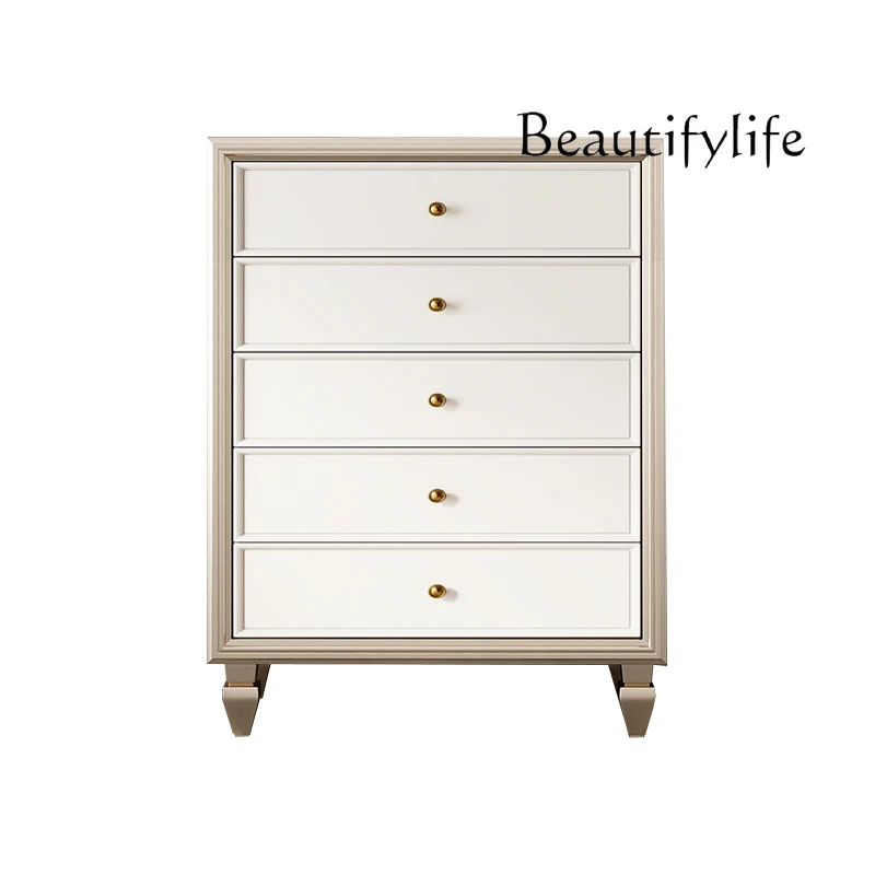 

American-Style Chest of Drawers Paint Storage Chest of Drawer Sideboard Cabinet Bedside Table Simple Modern Cabinet Living Room