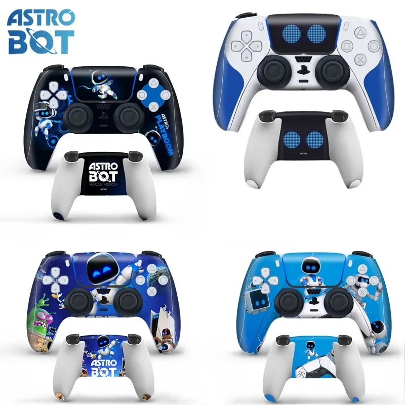 New Style Astro Bot PS5 Disc Skin Sticker Decal Cover for Console Controller PS5 Standard Disk Skin Sticker Vinyl