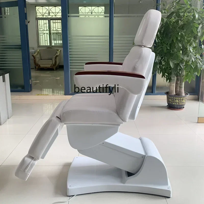 Cama facial Cama de tatuaje de elevación eléctrica Micro cirugía plástica Salón de belleza dental especial