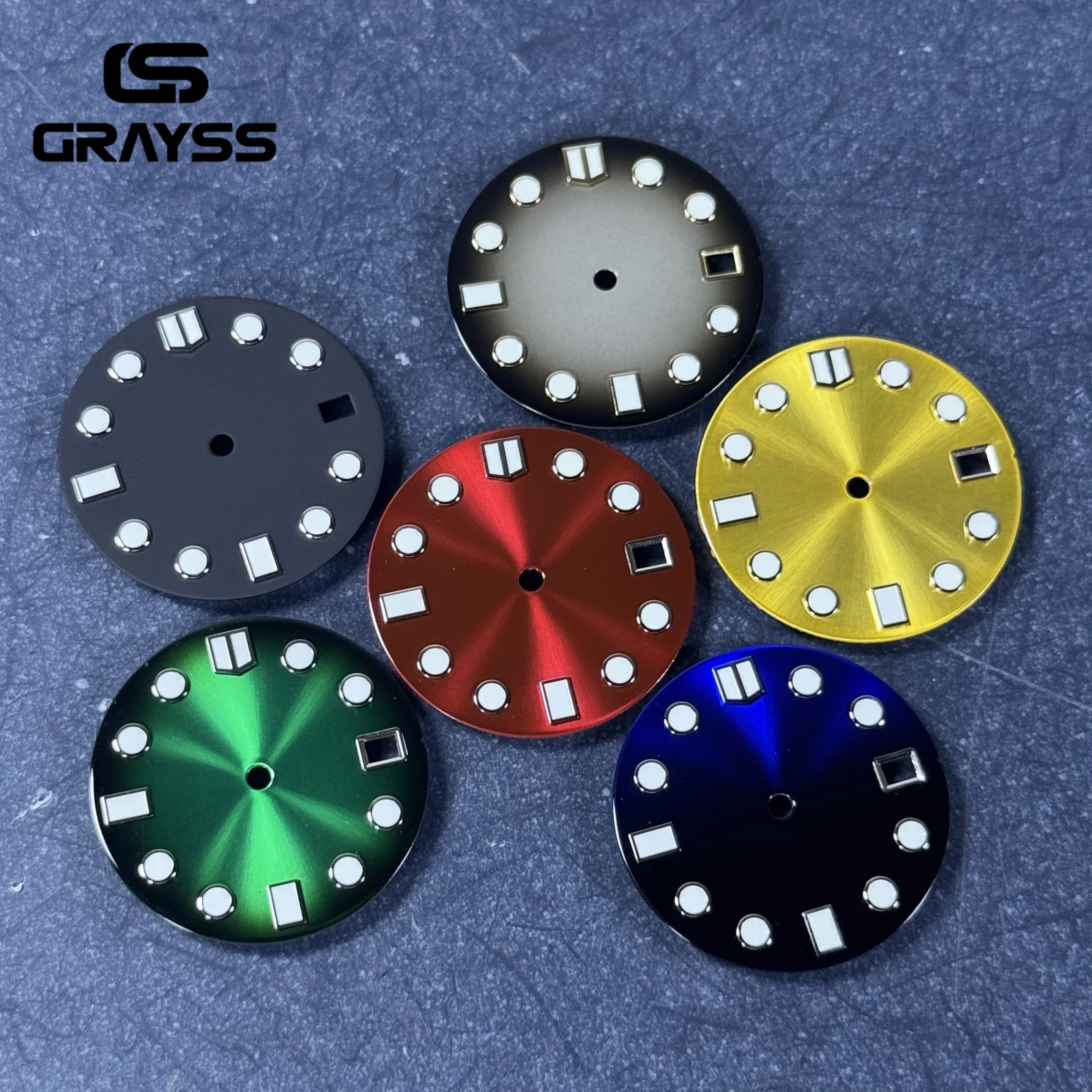 

Sea Turtle SKX MOD 28.5mm Super blue luminous BGW9 dial watch dial for NH35 NH36 movement watch accessories watch repair tools