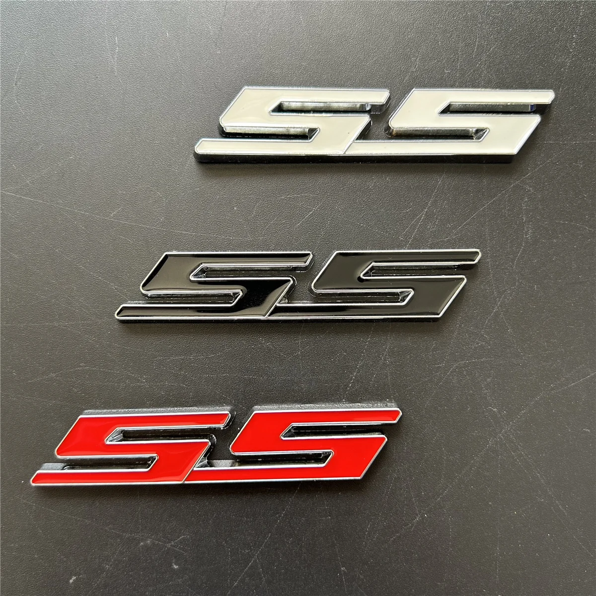 3D Car Sticker Front Hood Grill Emblem Grille Badge for Chevrolet SS Sport Cruze Camaro Captiva Aveo Lacetti Rear Trunk stickers