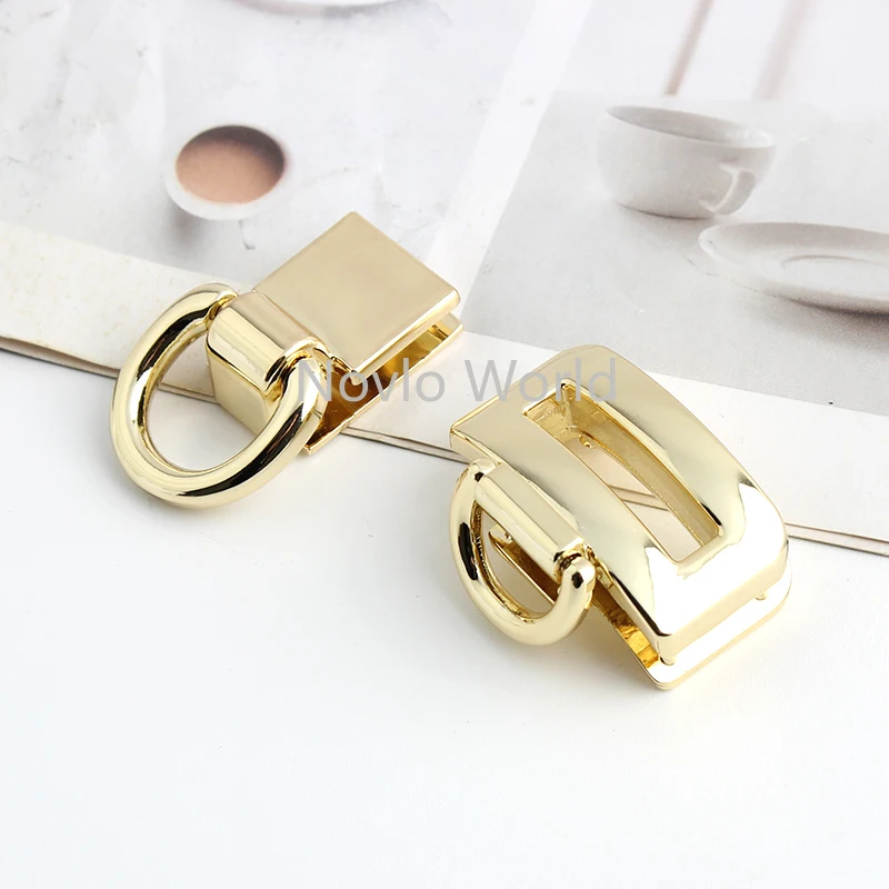 20-100pcs 3 Size 2 Color Prefect Fitting For Connection Buckle Styles Square D Ring Connector Bag Strap Handbag Accessories