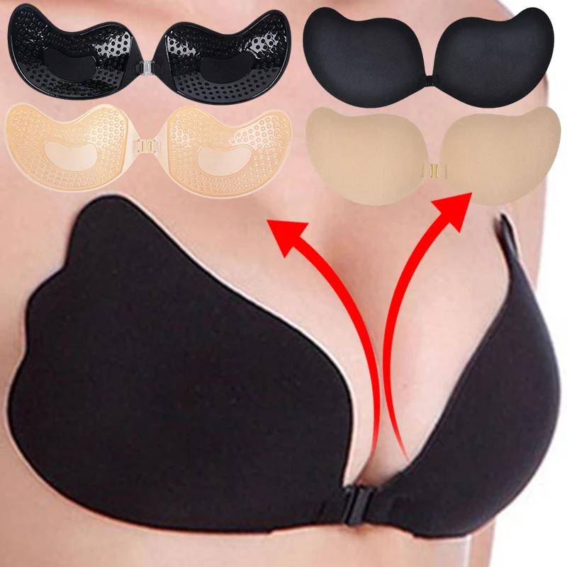 Riutilizzabile Silicone busto copricapezzoli adesivi Pasties Mango seno autoadesivo invisibile reggiseno sollevamento nastro Push Up reggiseno senza spalline