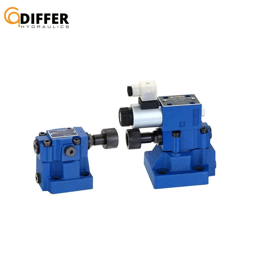 pilot Operated Solenoid Controlled High Pressure Hydraulic Relief Valve DB/DBW