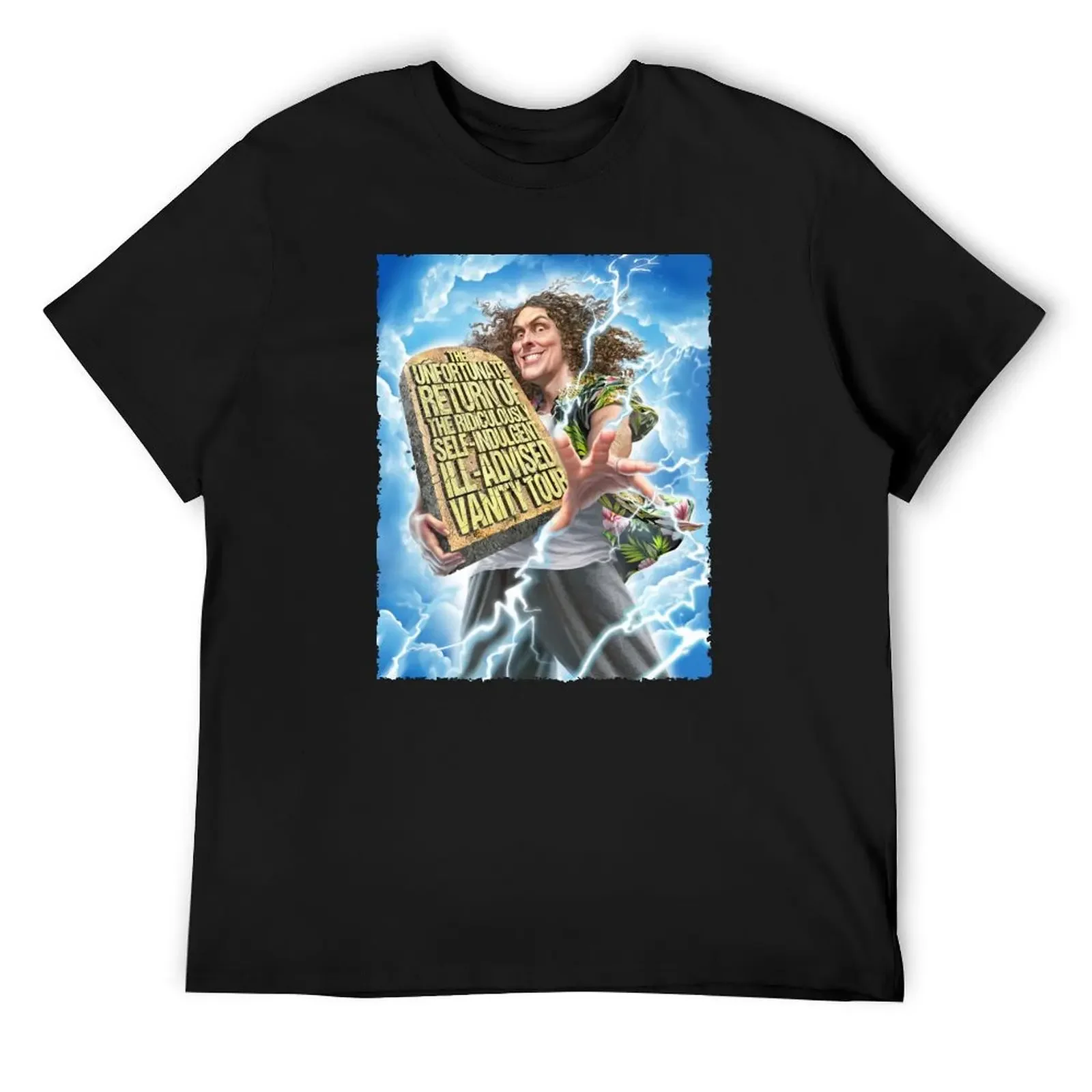 Weird al Yankovic T-Shirt oversizeds boys whites mens clothing