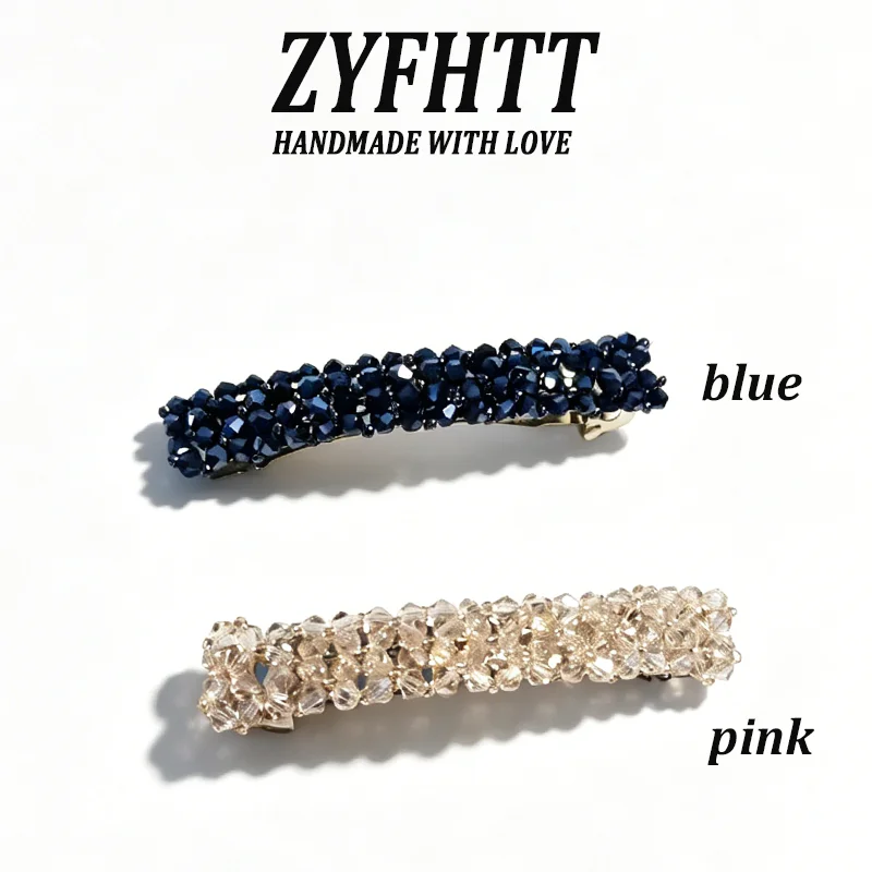 1/3 Stück ZYFHTT Strass-Metall-Haarspange für Damen, Elegante Seitenspange, Modische Mädchen-Haarnadel, Haaraccessoires – Detail 24