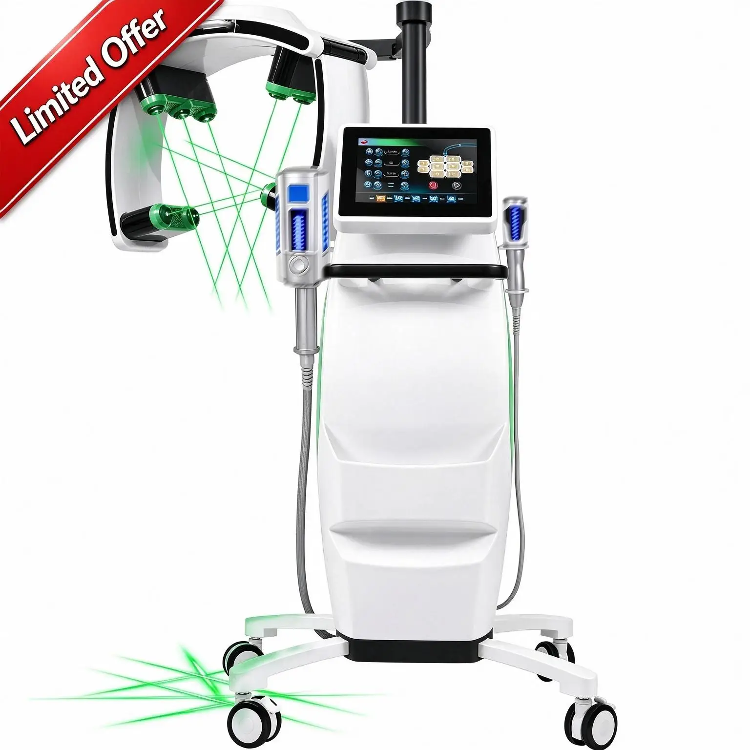 10 Laser Inner Ball Roller 2IN1 Body Shaping Machine 532nm 635nm Light Body Contouring Skin Tightening Beauty Equipment A62
