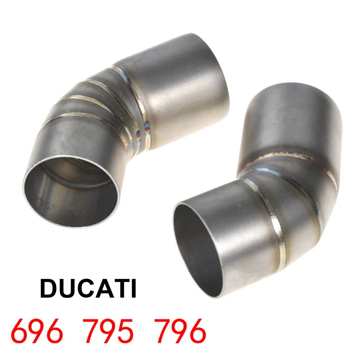 

Средняя выхлопная труба мотоцикла из нержавеющей стали, соединительная труба глушителя, переходная труба для DUCATI 696 796 795 1100EVO Slip-On