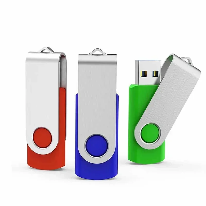 Custom Logo Rotation USB Flash Pen Drive 4GB 8GB 16GB 64GB High Speed Usb Stick2. 0 Flash Drive Flash Usb Disk Pen Drive