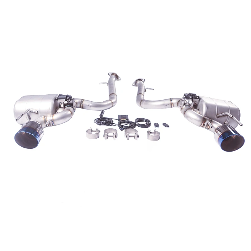 For Lexus IS350 3.5L 304 Stainless Steel Valved Axle Back Exhaust System Adjustable Sound Custom Surface Finish