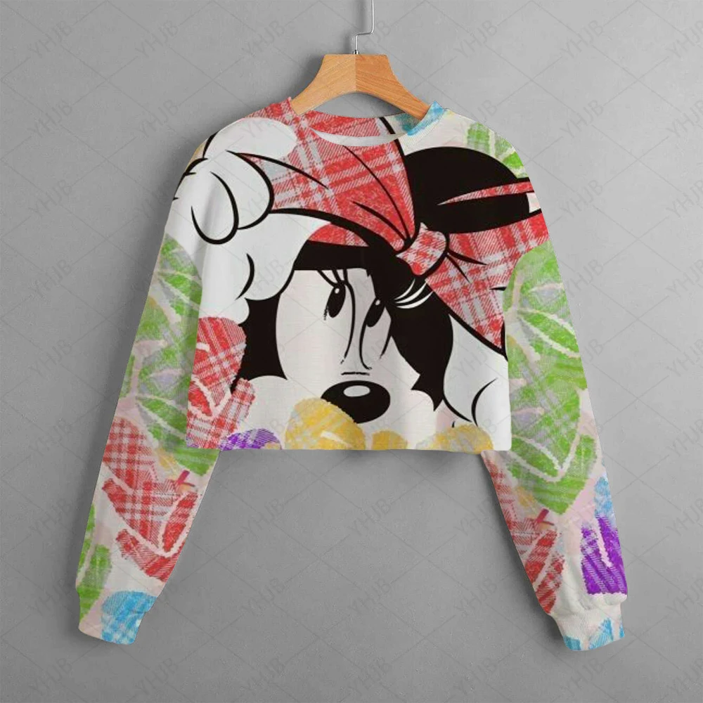 

Disney Cartoon Mickey Mouse Print Hooded Hoodies Kids Baby Clothes Sweatshirt Girls Children Long Sleeve Sweatshirt Clothing