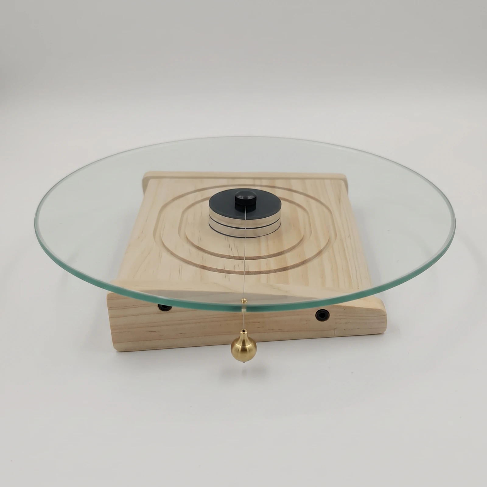Imagen 6: Plataforma de ejercicio de baja altura para chinchillas con base de madera, rueda estable para chinchillas con soporte, superficie lisa