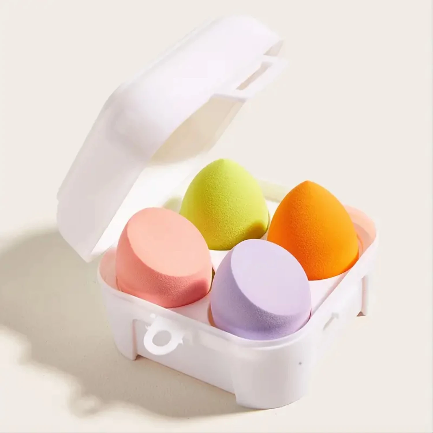 Makeup Sponge Set for Foundation, Creams, Powders - Latex Free Wet & Dry Egg Cushion puff Puff for pocket Make up sponge set