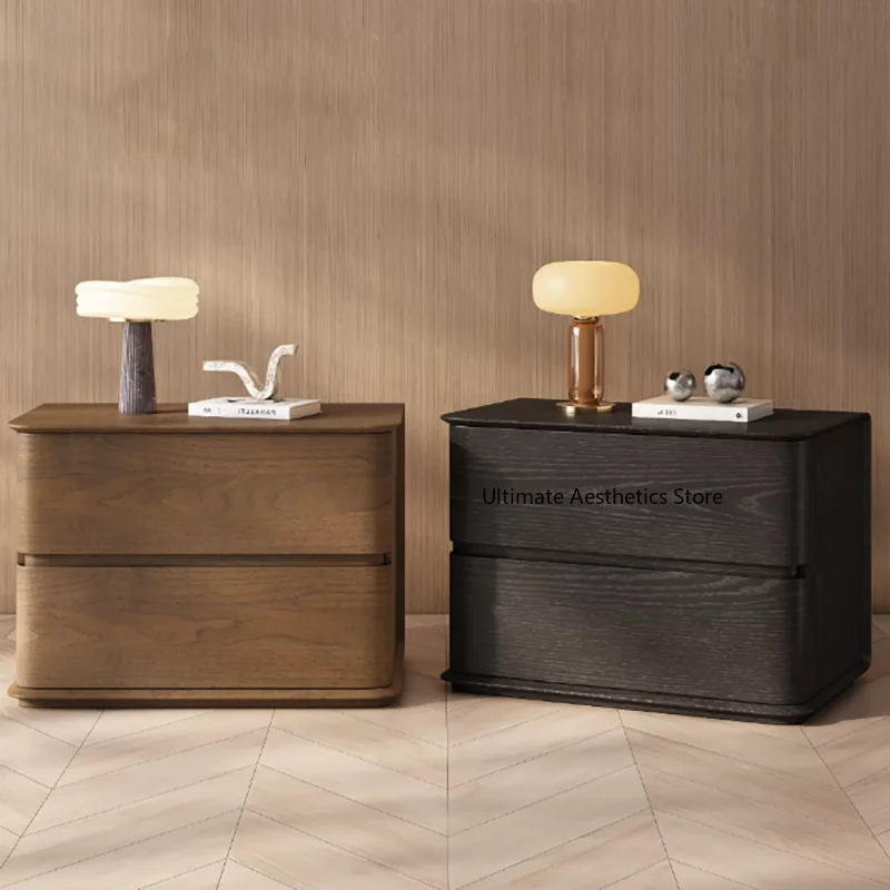 Modern Luxury Bedside Table Elegant Aesthetic Design Storage Night Table Delicacy Simple Mesa De Noche Bedroom Furniture