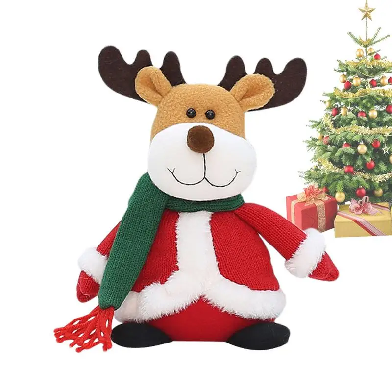 Standing Christmas Plush Holiday Ornaments Plush Dolls Christmas Decorations Christmas Holidays Plush Exquisite Soft Stuffed