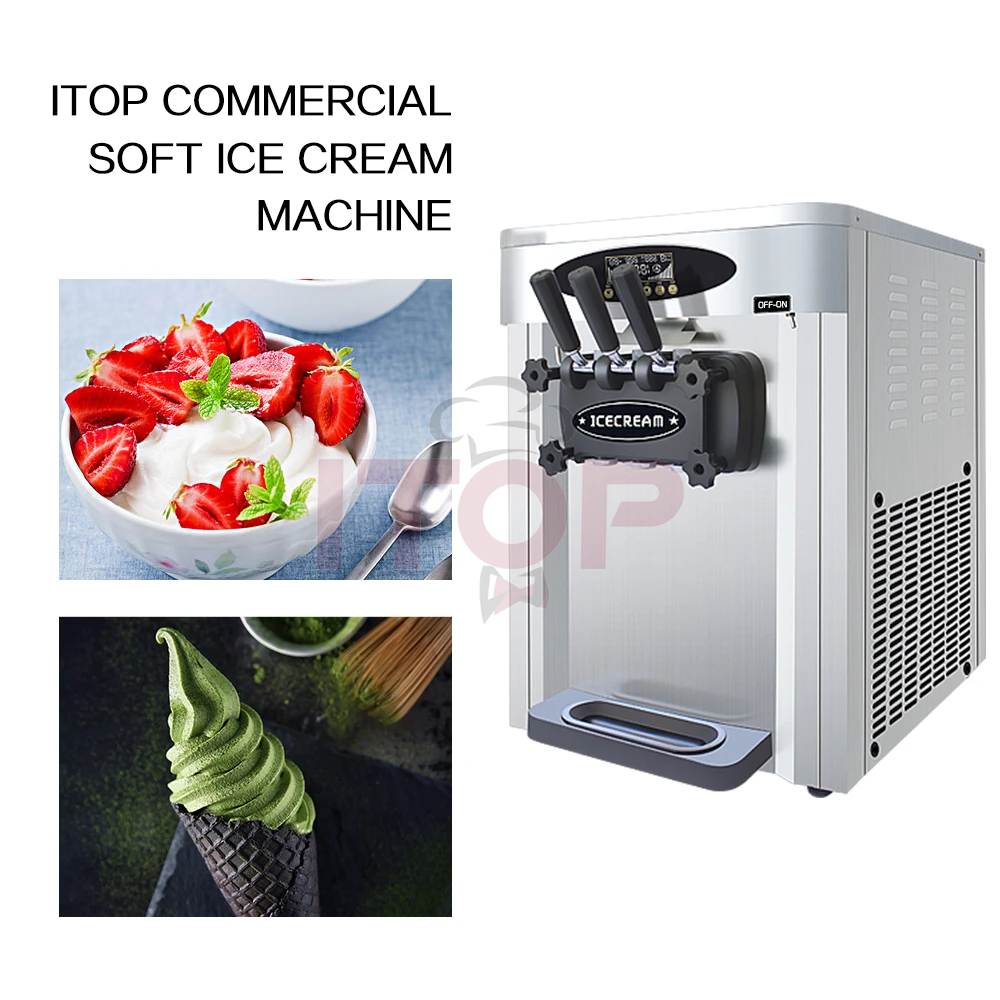 IT-IC-SD18W Commercial Vertical Large Discount Stainless Steel Frozen Yogurt Soft Serve Ice Cream Machine