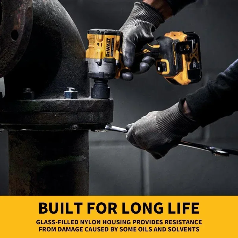 DeWalt-コードレスインパクトレンチ,リチウムバッテリーキット,プロの電動工具,ブラシレス, 1/2 \
